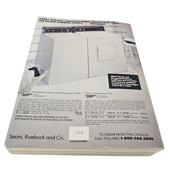 Vintage 1992-1993 Sears Catalog Fall / Winter Annual EUC - Picture 4 of 4